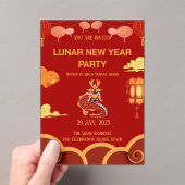 Neujahrsfeier am Montag: Eine Nacht der Freude Acryleinladungen (Insitu (Handheld))