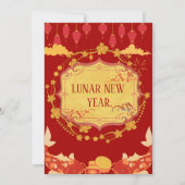 Neujahrsfeier am Montag: Eine Nacht der Freude Einladung (Rückseite)