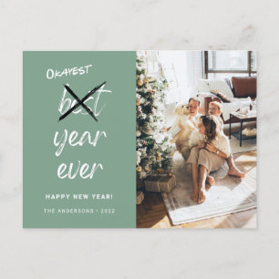 Neujahrsfeier des Fotos in den USA Postkarte