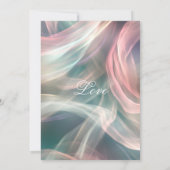 Neujahrsfeier Glamour Hochzeit Ankündigung (Rückseite)