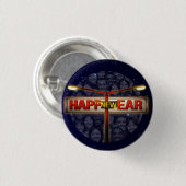 Neujahrsfeier : Neues Glück: 31. Dezember Button (Vorne & Hinten)