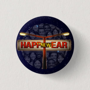 Neujahrsfeier : Neues Glück: 31. Dezember Button