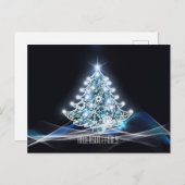 Neujahrsfeiertage Goldene, elegante Postkarte (Vorne/Hinten)