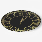 Neujahrsferien 9" Teller (Schrägansicht)