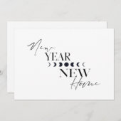 Neujahrsferien - Neue Zuhause Einladung (Vorne/Hinten)