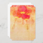 Neujahrsfest-Einladung Einladung (Vorne/Hinten)