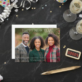 Neujahrsfest-Foto Postkarte