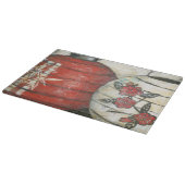 Neujahrsfest-Laternen mit Blumendruck Schneidebrett (Ecke)