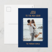 Neujahrsfest Postkarte (Vorne/Hinten)