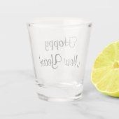 Neujahrsfest Schnapsglas (Rückseite)