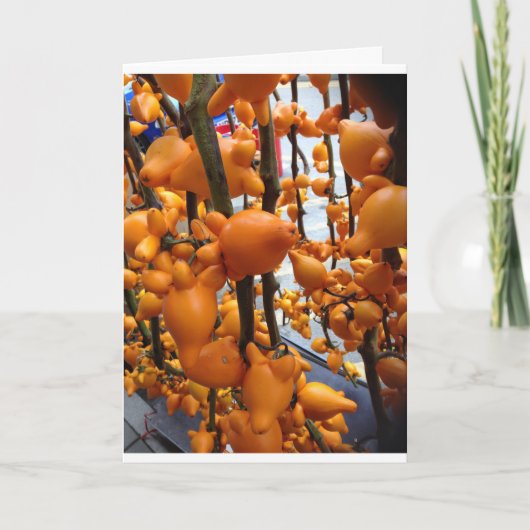 Neujahrsfestgrußkarte. Kung Hei Fett Choi! Feiertagskarte (Vorderseite)