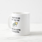 Neujahrsfeuer Kaffeetasse (Vorderseite Links)