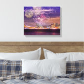 Neujahrsfeuer von San Francisco Leinwanddruck (Insitu (Schlafzimmer))