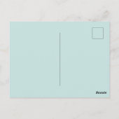 Neujahrsgeschenk 2027 postkarte (Rückseite)