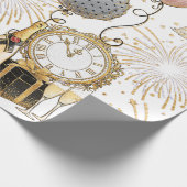 Neujahrsgeschenk für Party Geschenkpapier (Ecke)