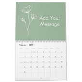 Neujahrsgeschenk für personalisierte Lehrer Kalender (Feb 2027)