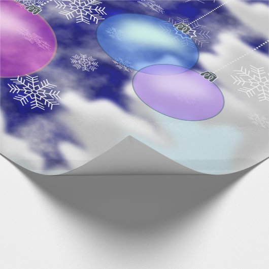 Neujahrsgeschenkpapier Geschenkpapier (Ecke)