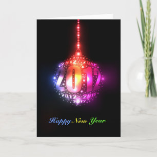 Neujahrsgeschmack 2012 feiertagskarte