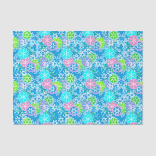 Neujahrsgestaltung Seidenpapier (Vorderseite)