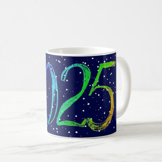 Neujahrsgrüße 2025 kaffeetasse (VorderseiteRechts)