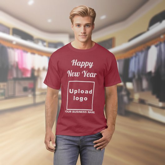 Neujahrsgrüße am T - Shirt von Maroon