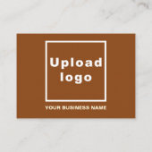 Neujahrsgrüße auf brauner Abschlusskarte Begleitkarte (Rückseite)