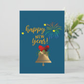 Neujahrsgrüße Feiertagskarte (Stehend Vorderseite)