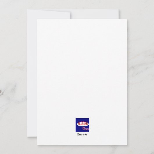 Neujahrsgrüße Feiertagskarte (Rückseite)