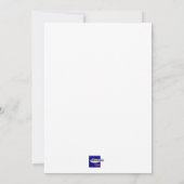 Neujahrsgrüße Feiertagskarte (Rückseite)