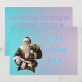 Neujahrsgrüße  feiertagskarte (Vorne/Hinten)