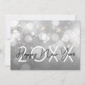 Neujahrsgrüße Feiertagskarte (Vorderseite)