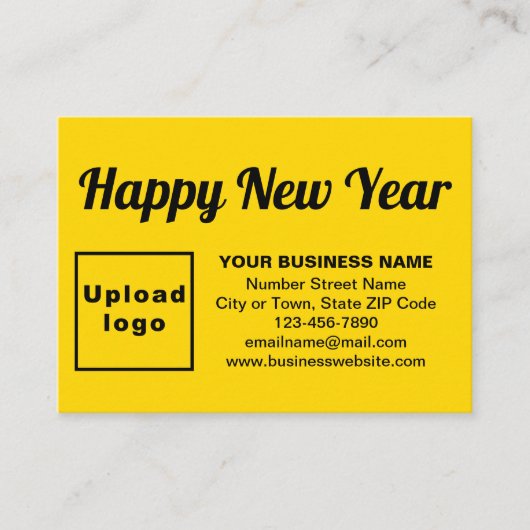 Neujahrsgrüße im Geschäft Begleitkarte (Vorderseite)