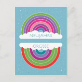 Neujahrsgrüße Postkarte (Vorderseite)
