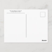 Neujahrsgrüße von Houten mit Anemones Postkarte (Rückseite)