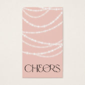 Neujahrsjubeln glänzen Licht Stilvolle Geschenkmar (Vorderseite)