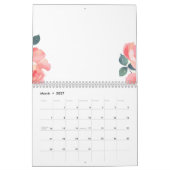 Neujahrskalender 2023, Blume, Jan. Kalender (Mär 2027)