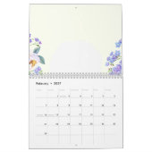 Neujahrskalender 2023, Blume, Jan. Kalender (Feb 2027)