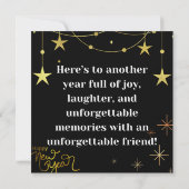 Neujahrskarte (Rückseite)