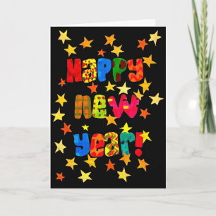 Neujahrskarte Feiertagskarte