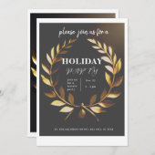 Neujahrskarte Feiertagskarte (Vorne/Hinten)