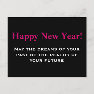 Neujahrskarte Feiertagspostkarte