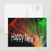 Neujahrskarte Feiertagspostkarte (Vorne/Hinten)