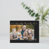 Neujahrskarte für das bearbeitbare Jahr Feiertagspostkarte (Stehend Vorderseite)