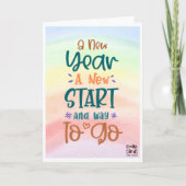 Neujahrskarte Karte (Vorderseite)