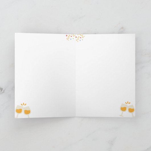 Neujahrskarte Karte (Innenseite)