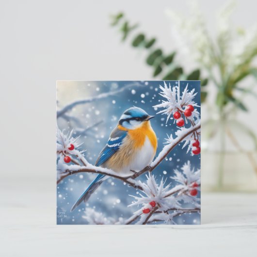 Neujahrskarte Karte (Stehend Vorderseite)