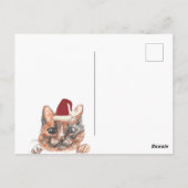 Neujahrskarte Postkarte (Rückseite)