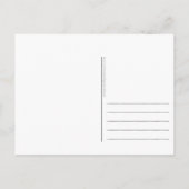 Neujahrskarte Postkarte (Rückseite)