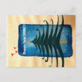 Neujahrskarte Postkarte (Vorderseite)