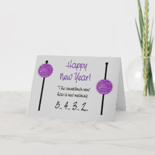 Neujahrskarte / Schwangerschaftsankündigung Feiertagskarte